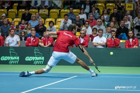 Mecz tenisowy na Polsat Plus Arena Gdynia