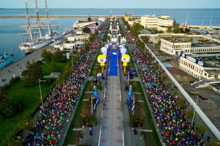 Start półmaratonu w Gdyni