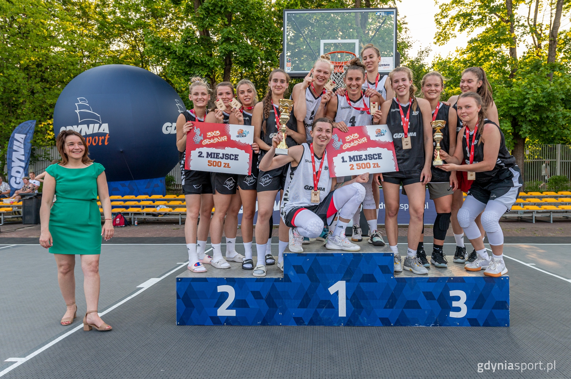 zdjęcie na podium