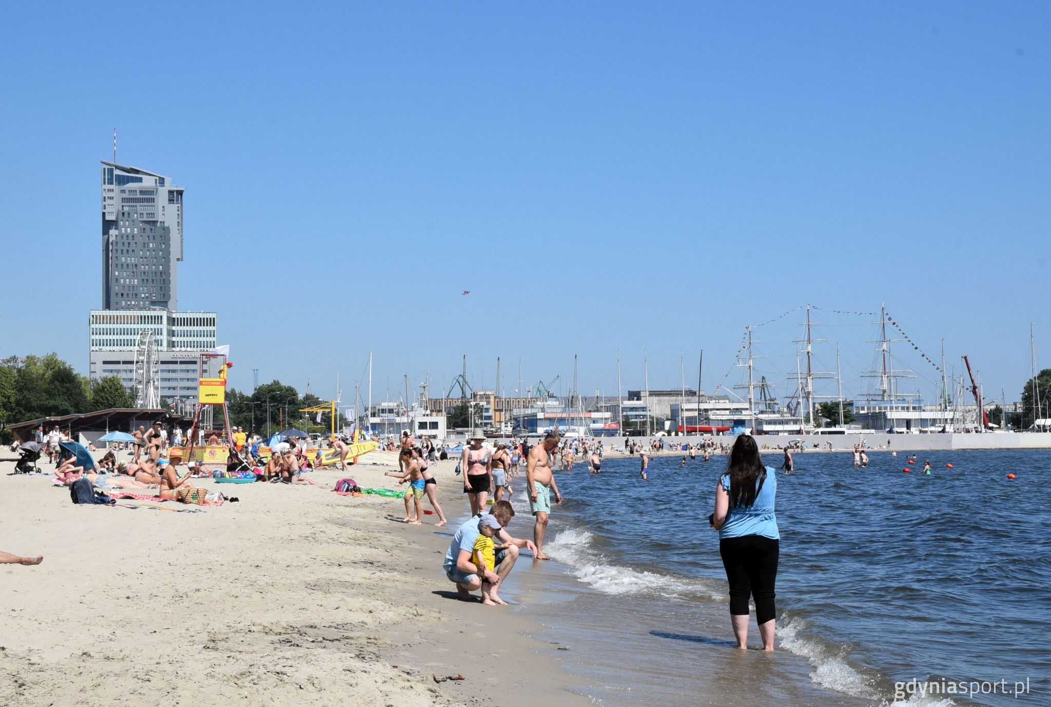 plaża w Gdyni