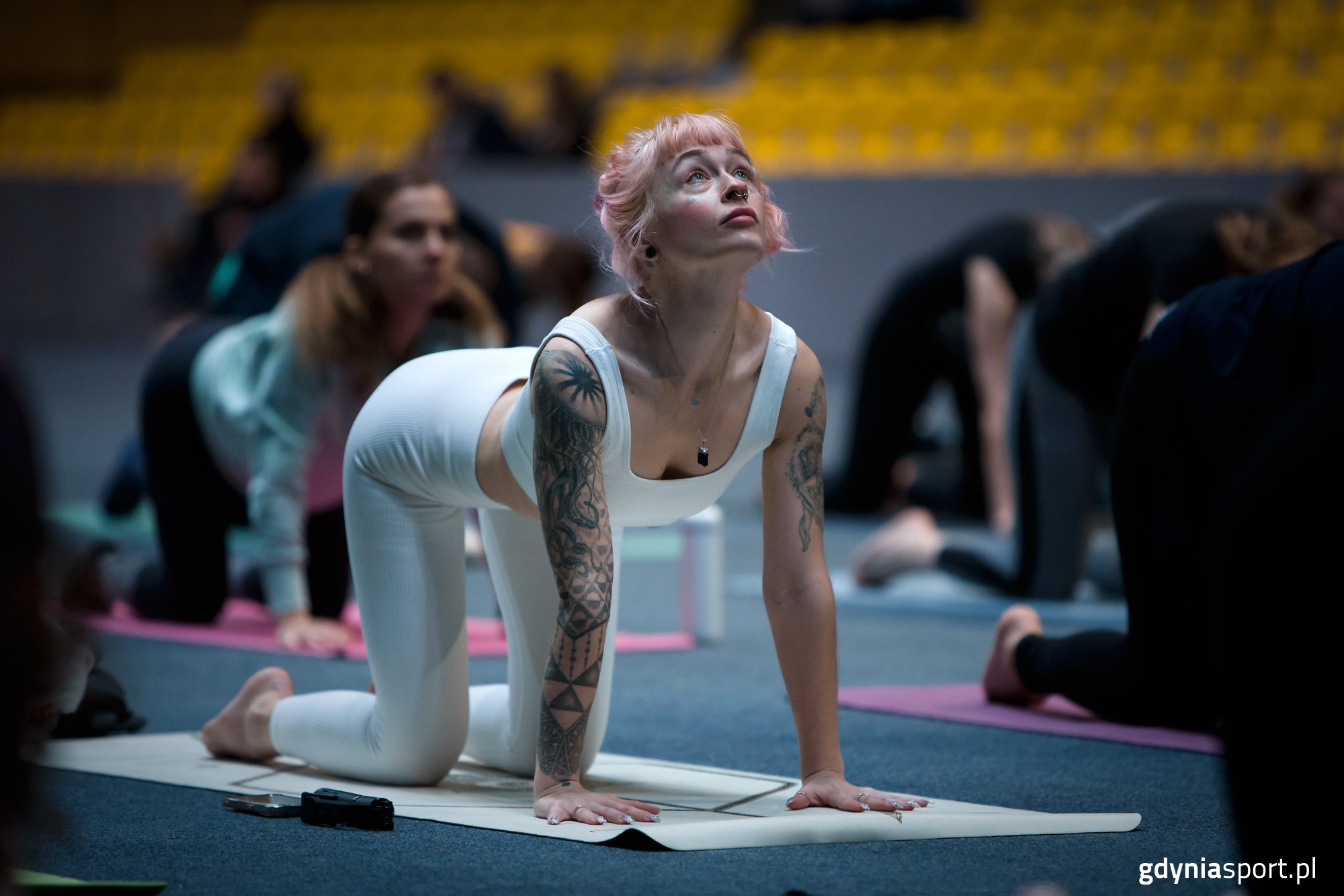 kobieta podczas ćwiczeń