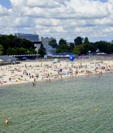 Kąpieliska Gdynia Śródmieście z lotu ptatka