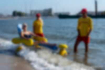 Plaże bez barier w Gdyni (amfibia)