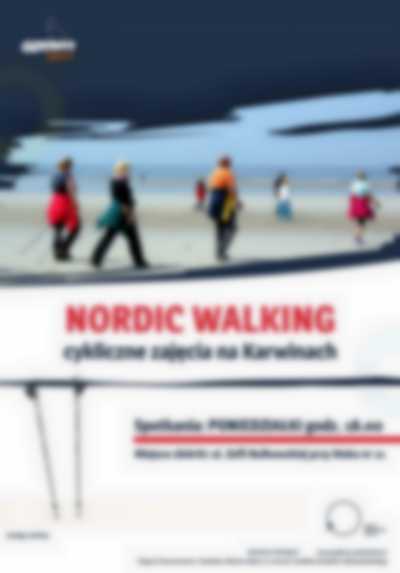 Zajęcia Nordic Walking na Karwinach - plakat