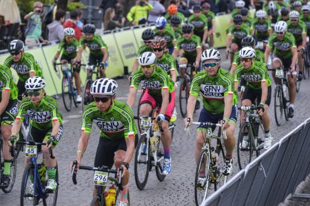 Kolarze podczas Gran Fondo Gdynia