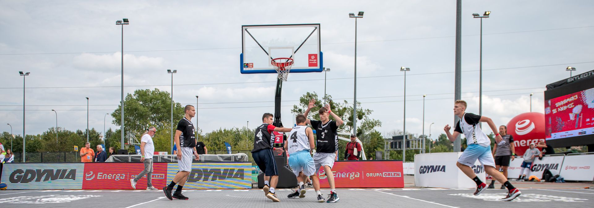 Koszykarze podczas turnieju 3x3 Gdynia 