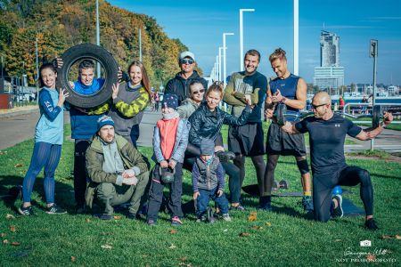 Uczestnicy zajęć Cross Fit w Gdyni