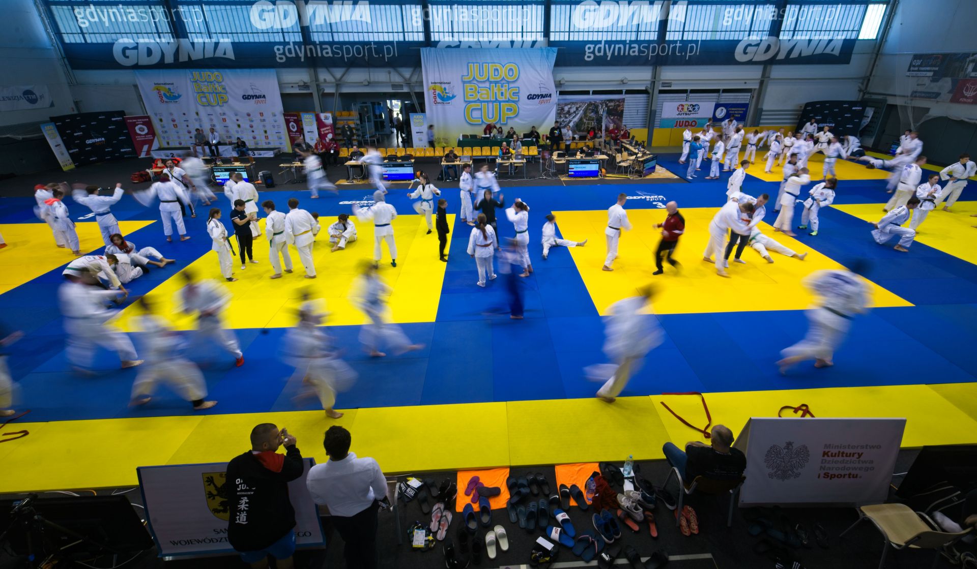 Judocy podczas zawodów 