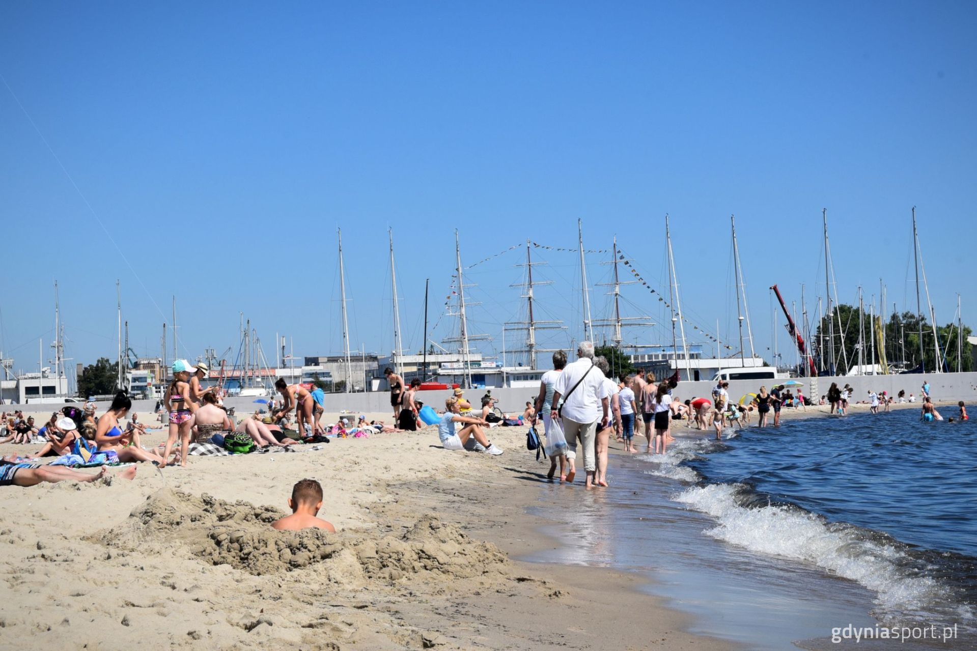 Plaża w Gdyni 