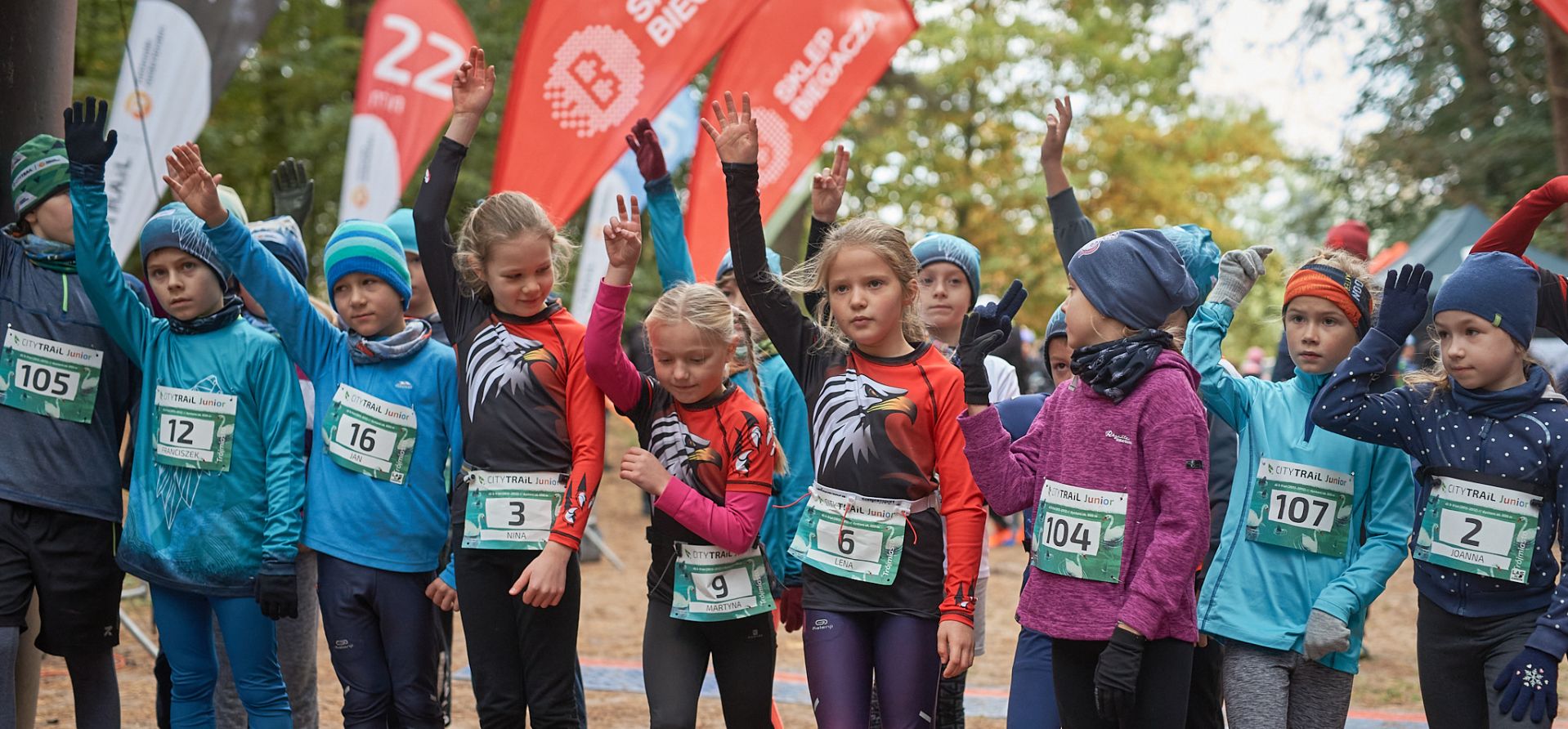 Start do biegu przełajowego City Trail