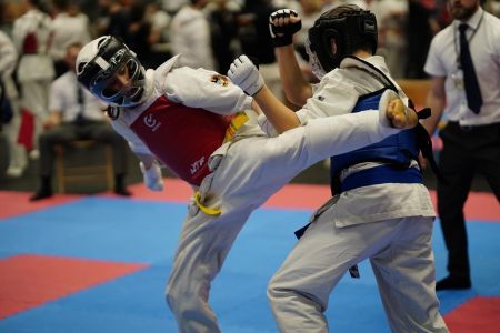 Karatecy podczas walki