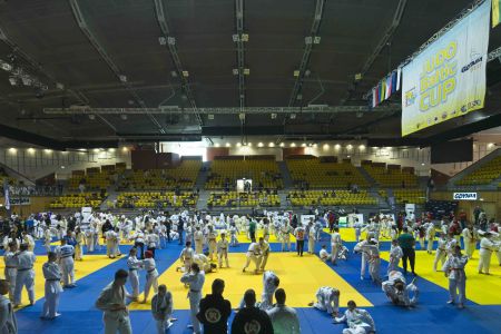 zawodnicy w trakcie Judo Baltic Cup