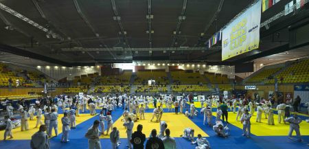 zawodnicy w trakcie Judo Baltic Cup