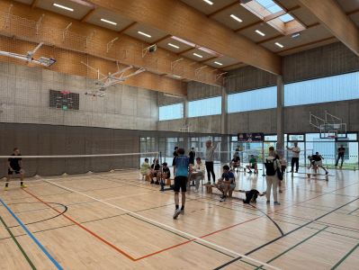 rywalizacja w badminton